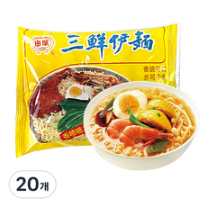 (배터짐) 썬랜 삼선라면 산시안이면 65g 중국라면 (일요일&당일발송), 20개