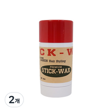 스타일링 헤어 스틱 헤어왁스, 50g, 2개