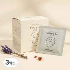 이븐리슬립 고요온 눈 찜질팩 스팀 아이마스크 (카모마일향), 3박스, 20매입