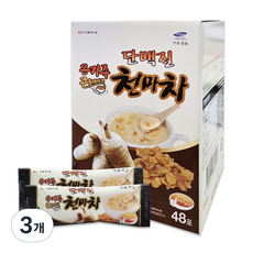 KY식품 온가족 단백질 콘플레이크 천마차 스틱형, 20g, 48개입, 3개