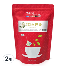 [본사직영] 다예 맛있는 쟈스민차 생분해 삼각티백, 2개, 700mg, 50개입