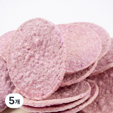 [입안 가득 퍼지는 달콤함] 20년전통 뻥튀기곡물나라 자색뻥 자색고구마 스낵 건강 간식, 100g, 5개