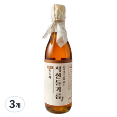 꼬소명가 착한 들기름 전통압착방식, 3개, 350ml