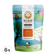 국내산 볶은 진피차 삼각티백 100ea, 100g, 100개입, 6개