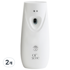 올센느 심플 기본형 디스펜서 방향캔 자동분사기 기기 단품 2개, 228g, 화이트