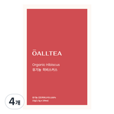 뉴올티 유기농 허브티 히비스커스, 1.5g, 10개입, 4개