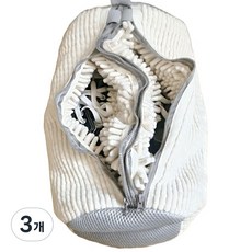 루미윤 속옷 빨래망 신발세탁망 운동화 세탁망 대형, 크림(칸분리), 3개