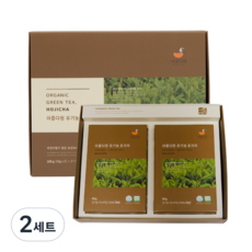 아름다원 유기농 호지차 선물세트, 2개입, 2세트