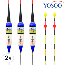 요수 AI 스마트 청아 4점등 양어장 LED 전자찌, 2개, 60cm(3.8g)