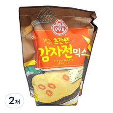 오뚜기 초간편 감자전 믹스 1200g, 1.2kg, 2개