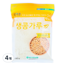 북안동농협 산약촌 국산 생콩가루, 4개, 350g