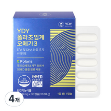 YDY 폴라초임계오메가3, 30정, 4개