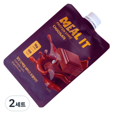 밀잇 식단관리 단백질쉐이크 40g [1+1]-초콜릿맛, 2세트