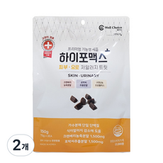 동물병원전용 하이포맥스 저알러지 트릿, 2개, 150g, 피부+요로 2개, 150g, 피부+요로