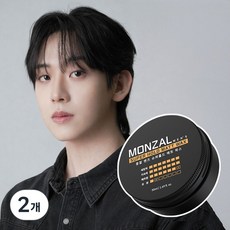 [허성범 PICK] 몽잘 맨즈 스타일링 헤어 크림 슈퍼홀드 매트 왁스, 2개, 50ml