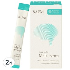 8APM 딥 나잇 멜라시럽 (12ml x 20포), 2개, 240ml