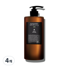 홀츠포맨 남자 남성 화장품 브라이트닝 세범 폼클렌징 피지제거 밝은피부 클렌징폼, 4개, 1L