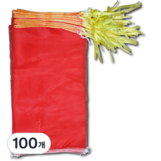 다용도 양파망 20kg 40 x 80cm, 100개, 빨강