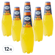 클리아파 오렌지 과즙 탄산음료, 12개, 330ml