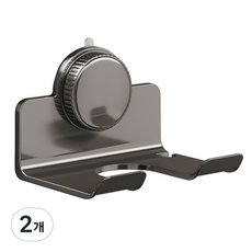 욕실 건조기 강력 걸이 무공 수납형 헤어 드라이어 스탠드 스테인리스 재질 회색 1개, 2개