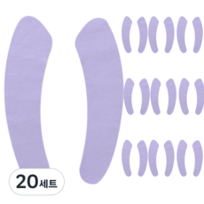 멜팅마켓 붙이는 극세사 변기시트, 퍼플, 20세트
