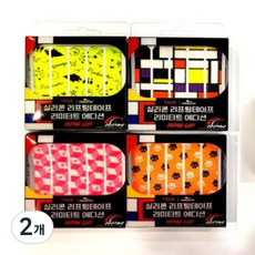 핀헌터 실리콘 리프팅테이프, 핑크알파벳, 2개