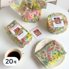 위캔바이 이지컷팅 꽃다발 선물 포장지, 20개, 스프링플라워