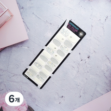 위쁨 네일스티커 네일팁 젤네일스티커, 6개, WEN017