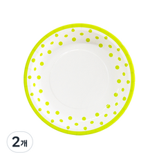 피플스파티 파티접시 라인도트 18cm, 18개, 2개