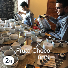 [커피생두] 브라질 후루타 초코 (내추럴 퍼먼테이션) 1kg/ Brazil 스페셜티 커피, 2개, 1kg