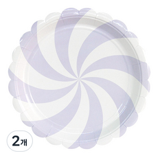 피플스파티 파티접시 롤리팝 23cm, 18개, 2개