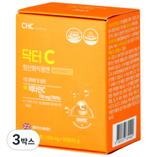영국산비타민C 항산화작용엔 비타민C 6개월분, 3박스, 60정