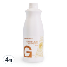 그린트리 바닐라소스 1.9kg, 4개