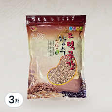 [25년산][국산100%] 늘찬팜 찰수수 / 영양가득 건강한 잡곡쌀 혼합용, 3개, 500g