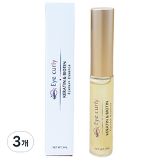 Eye Curly(아이컬리) 프리미엄 속눈썹 에센스 영양제 세럼 비오틴 케라틴, 3개, 5g