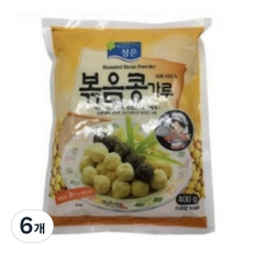 청은 볶음콩가루, 6개, 400g