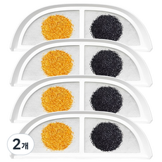 유피 고양이 강아지 반려동물 자동 정수기 급수기 호환용 필터, 2개