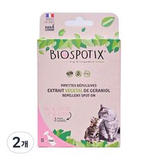 바이오스팟틱스 고양이용 스팟온, 5ml, 2개