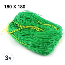 반센트 농사 네트 180 X 180 정원 식물 넝쿨 그물망 오이망 원예용 넝쿨망, 3개