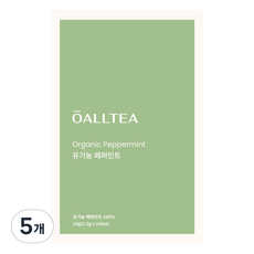 뉴올티 유기농 허브티 페퍼민트, 1.5g, 10개입, 5개