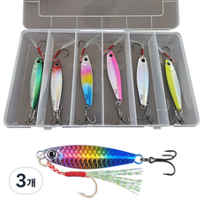 에이치컴퍼니 메탈지그 6종, 3개, 6개입