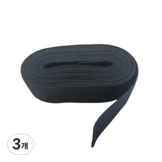 긍정미공방 코메즈밴드 35mm, 3개, 블랙 4마