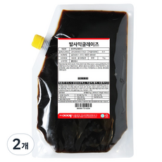 아이엠소스 발사믹글레이즈 소스 크림, 1kg, 2개