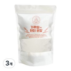 쌀가루 (박력분) 국산 양평 가루미 제빵 글루텐프리, 3개, 1kg