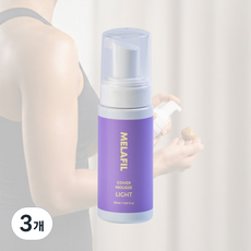 안묻어나는 셀프태닝 무스 얼룩없는 홈태닝 바디프로필 태닝로션 바디브론저, 3개, 50ml