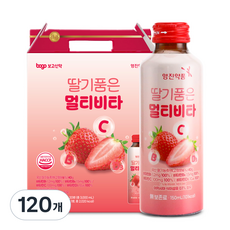 영진약품 딸기품은 멀티비타 비타민C 비타민B 액상 비타민 데일리 건강 음료 선물용, 120개, 150ml