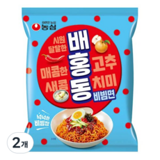 농심 배홍동 비빔면 137g, 2개