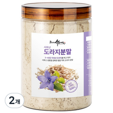 국산 찌고 말리고 덖은 약 도라지 분말 가루, 2개, 250g