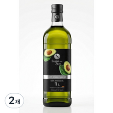 사보르델수르 아보카도오일 대용량 스페인산, 2개, 1L 2개, 1L