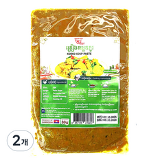 캄보디아식품 코르코 수프 페이스트 KORKO SOUP PASTE, 2개, 80g